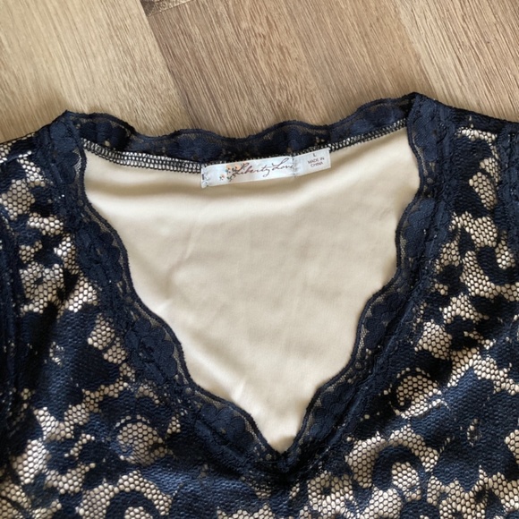 NWOT Stretch Mini Lace Dress - Picture 6 of 7